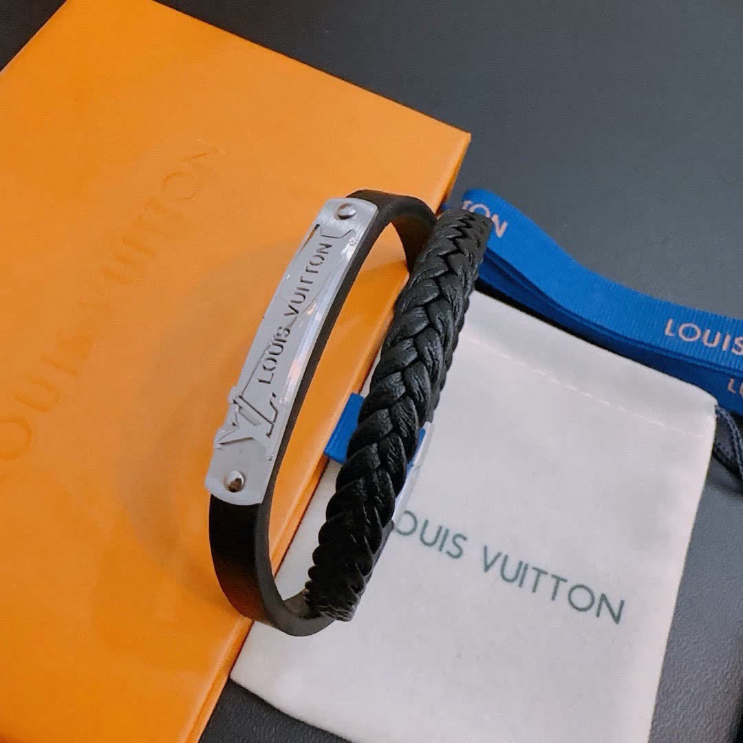 Louis Vuitton Leather Bracelet